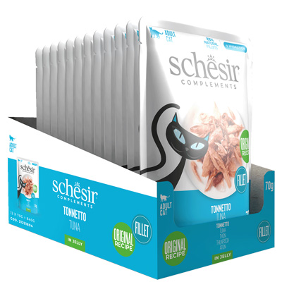 Schesir kapsicka Tuniak 70g obsah